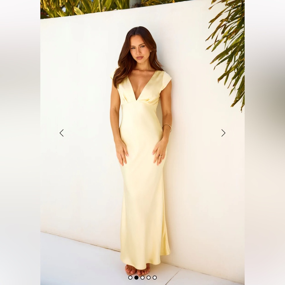 Hello Molly Yellow Maxi Dress